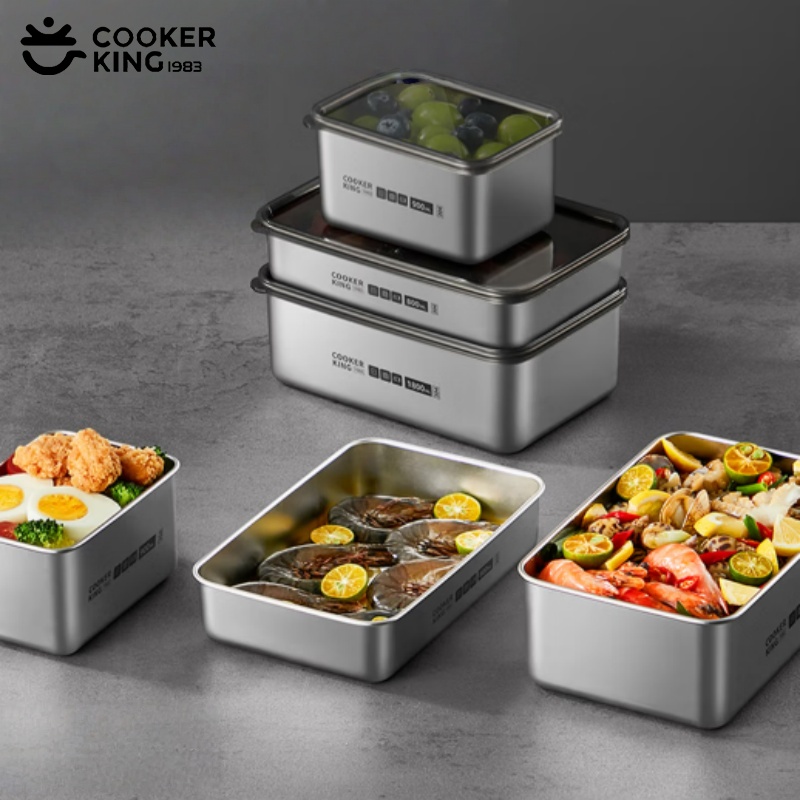 Stainless Bento Box - COOKER KING Stainless Steel Fruit Preservation