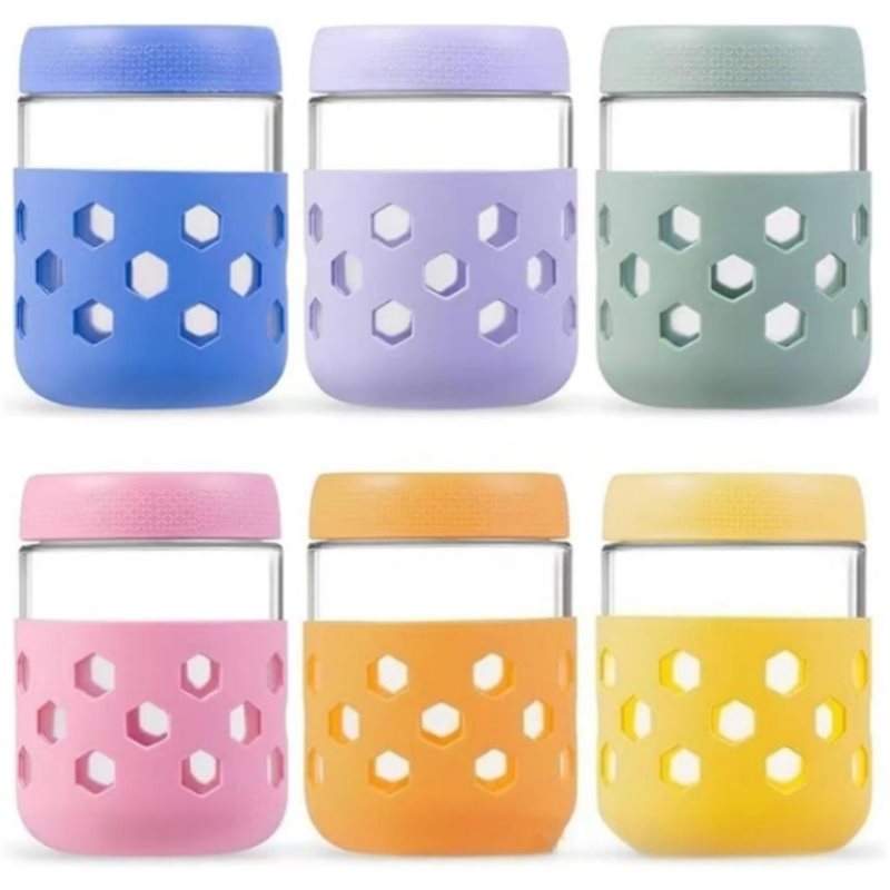 Meal Prep Oatmeal - A26F-Glass Jars With Airtight Lids, 1