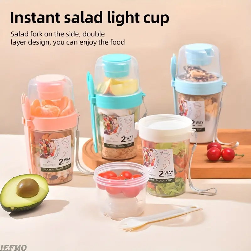 On-the-Go Salad Bowl Set with  - Meal Prep Weight Loss review and price