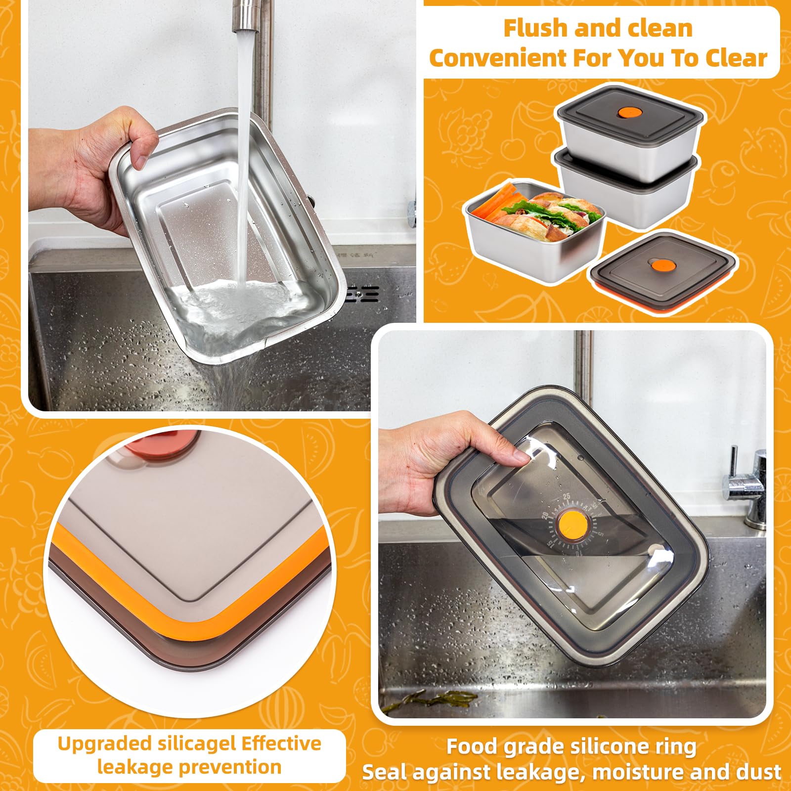 Stainless Steel Camping Lunch  - Stainless Bento Box review and price