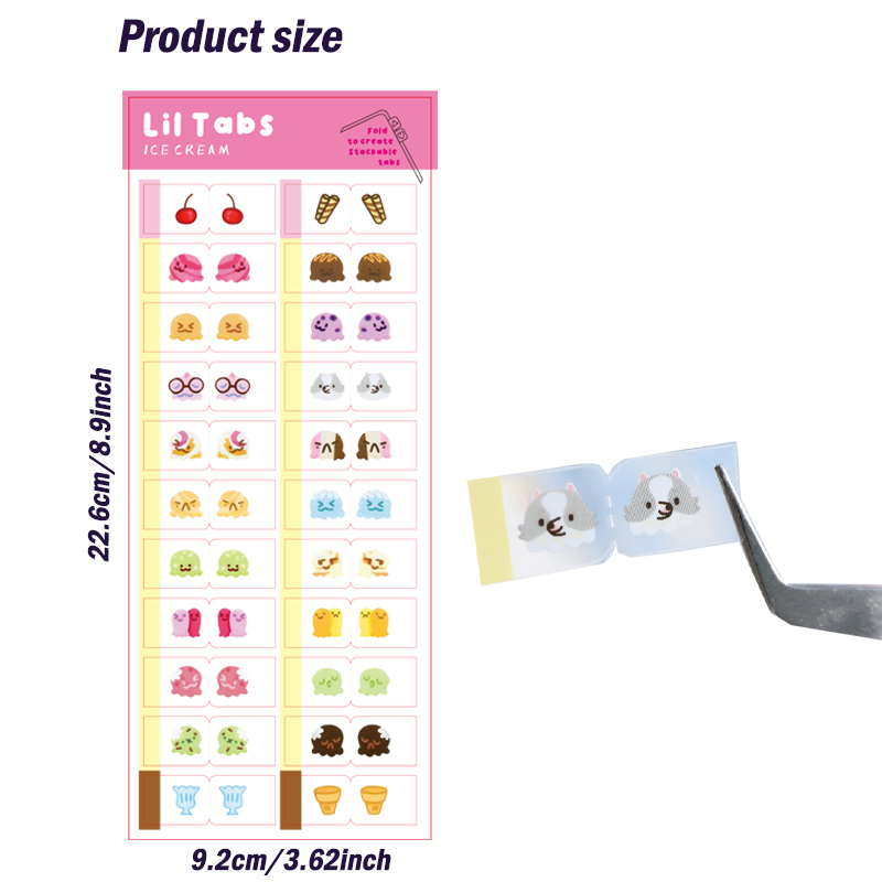 22/44pcs Cute Ice Cream Themed - Meal Prep Notebook review and price