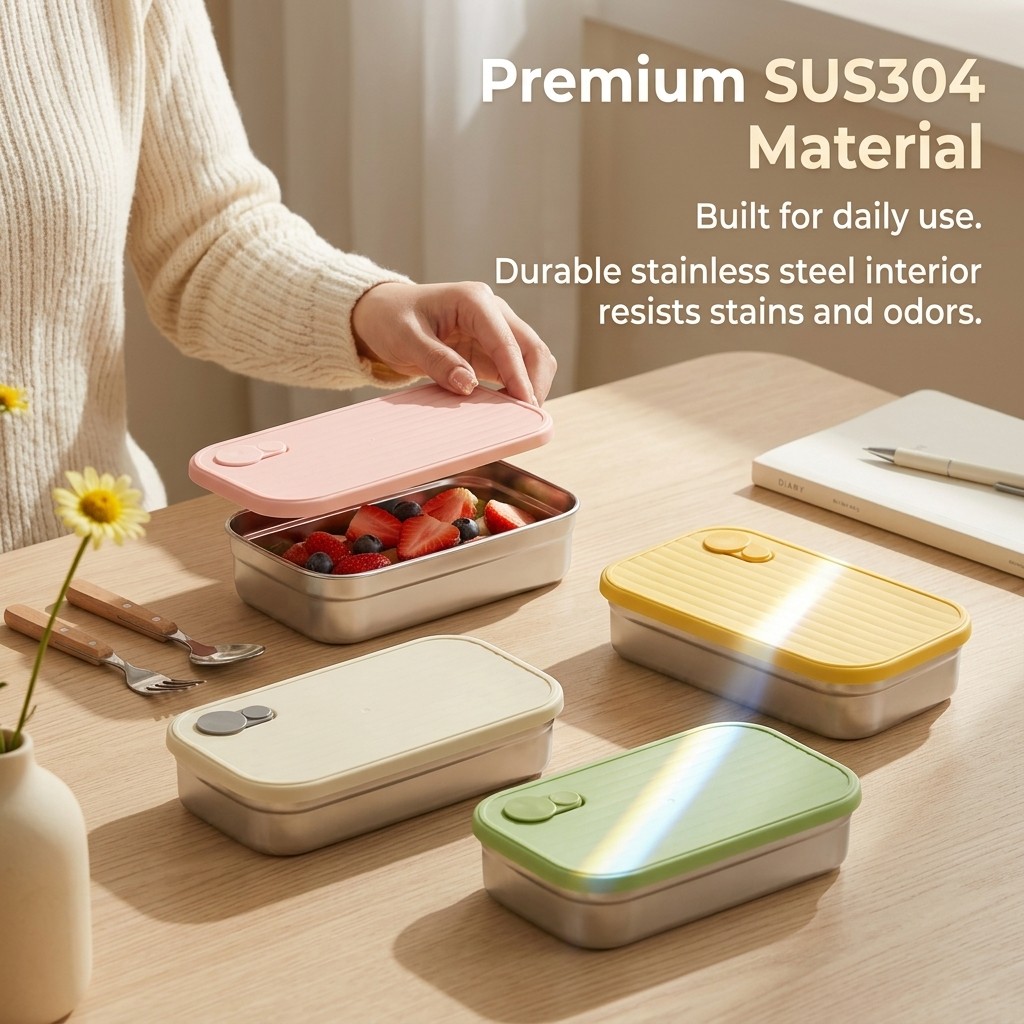 Stainless Steel Bento Box Meta - Meal Prep Ideas review and price