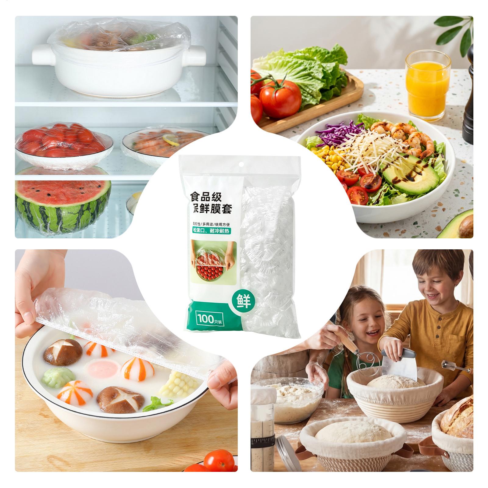 100pcs PE Airtight Reusable El - Meal Prep Wraps review and price