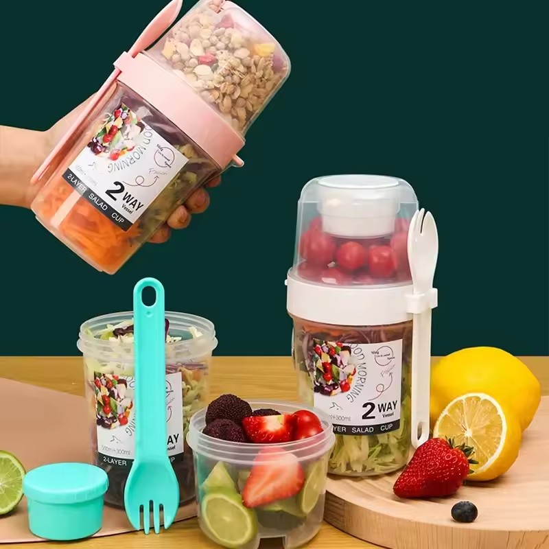 Salad Oatmeal Cup 500ml+300ml  - Meal Prep Oatmeal review and price