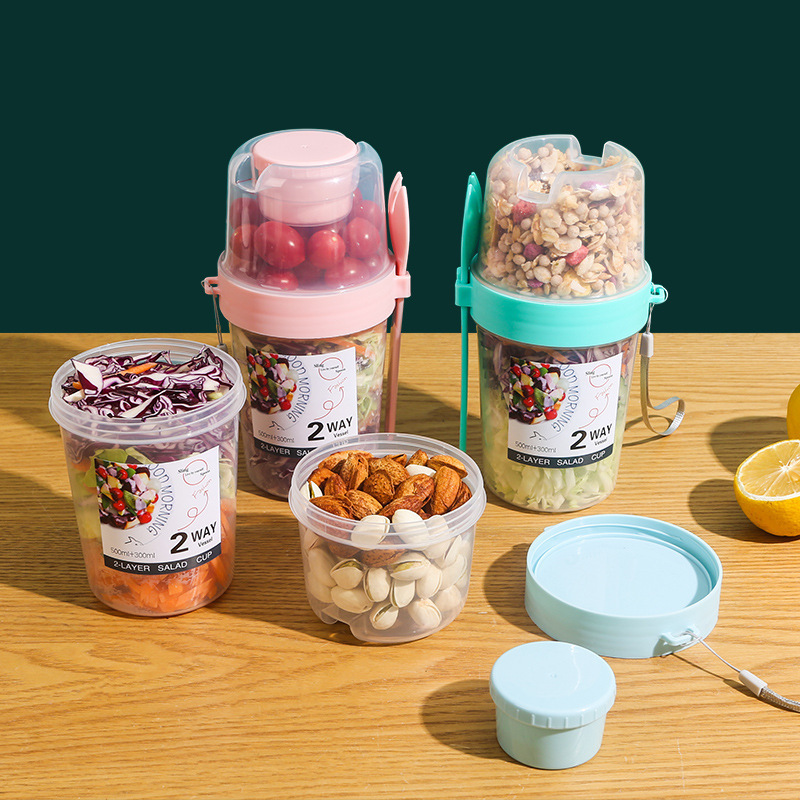 Salad Oatmeal Cup 500ml+300ml  - Meal Prep Oatmeal review and price