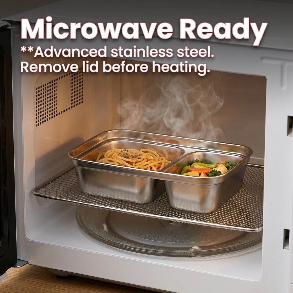 Microwave Safe 304 Stainless S - Meal Prep Ideas review and price