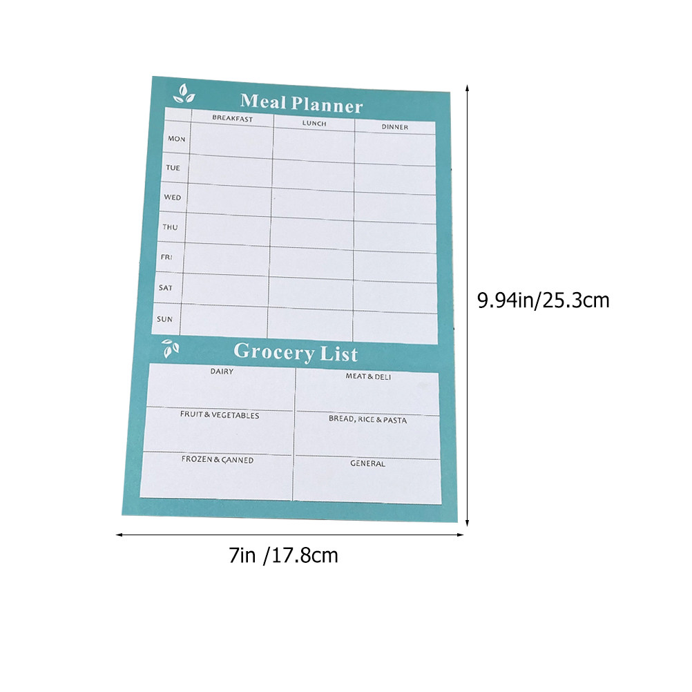 2Pcs Elegant Weekly Meal Plann - Meal Prep Weight Loss review and price