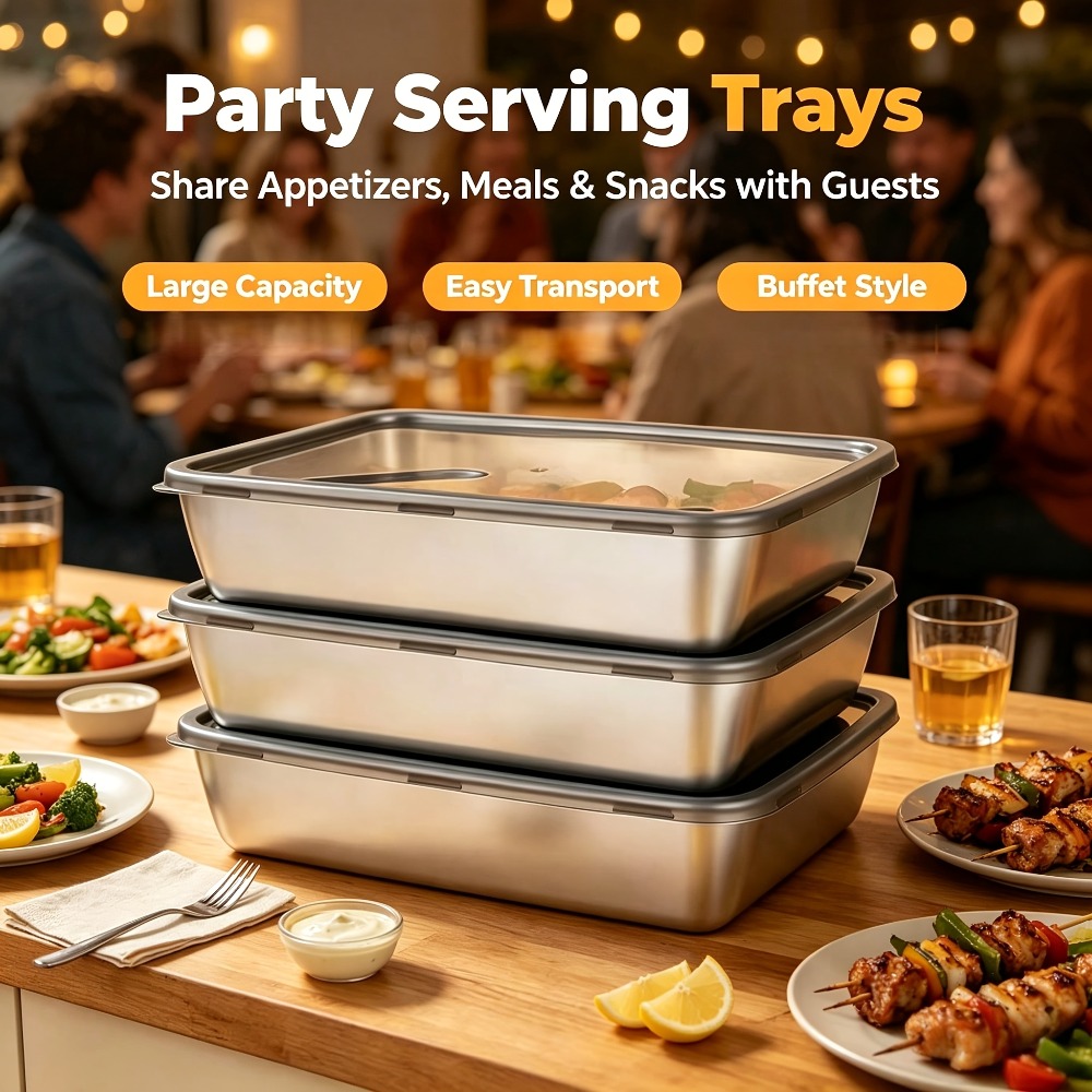 6pcs Stainless Steel Food Stor - Meal Prep Ideas review and price