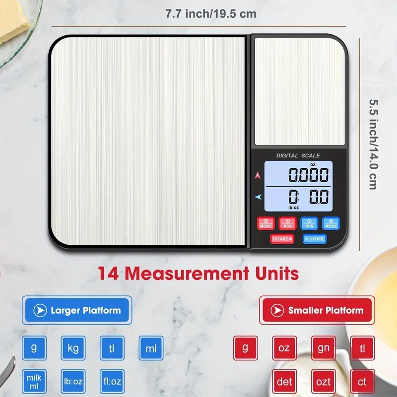 1pc Digital Kitchen Scale for  - Meal Prep Weight Loss review and price