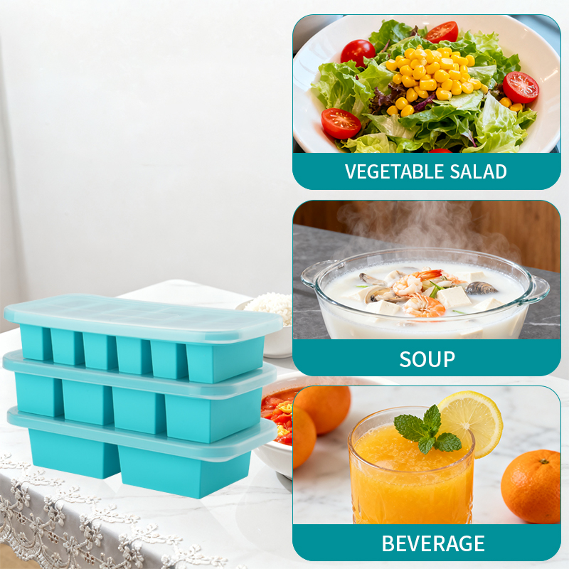 2 or 3-piece Silicone Freezer  - Meal Prep Ideas review and price