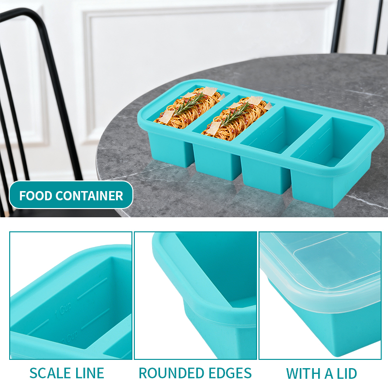 2 or 3-piece Silicone Freezer  - Meal Prep Ideas review and price
