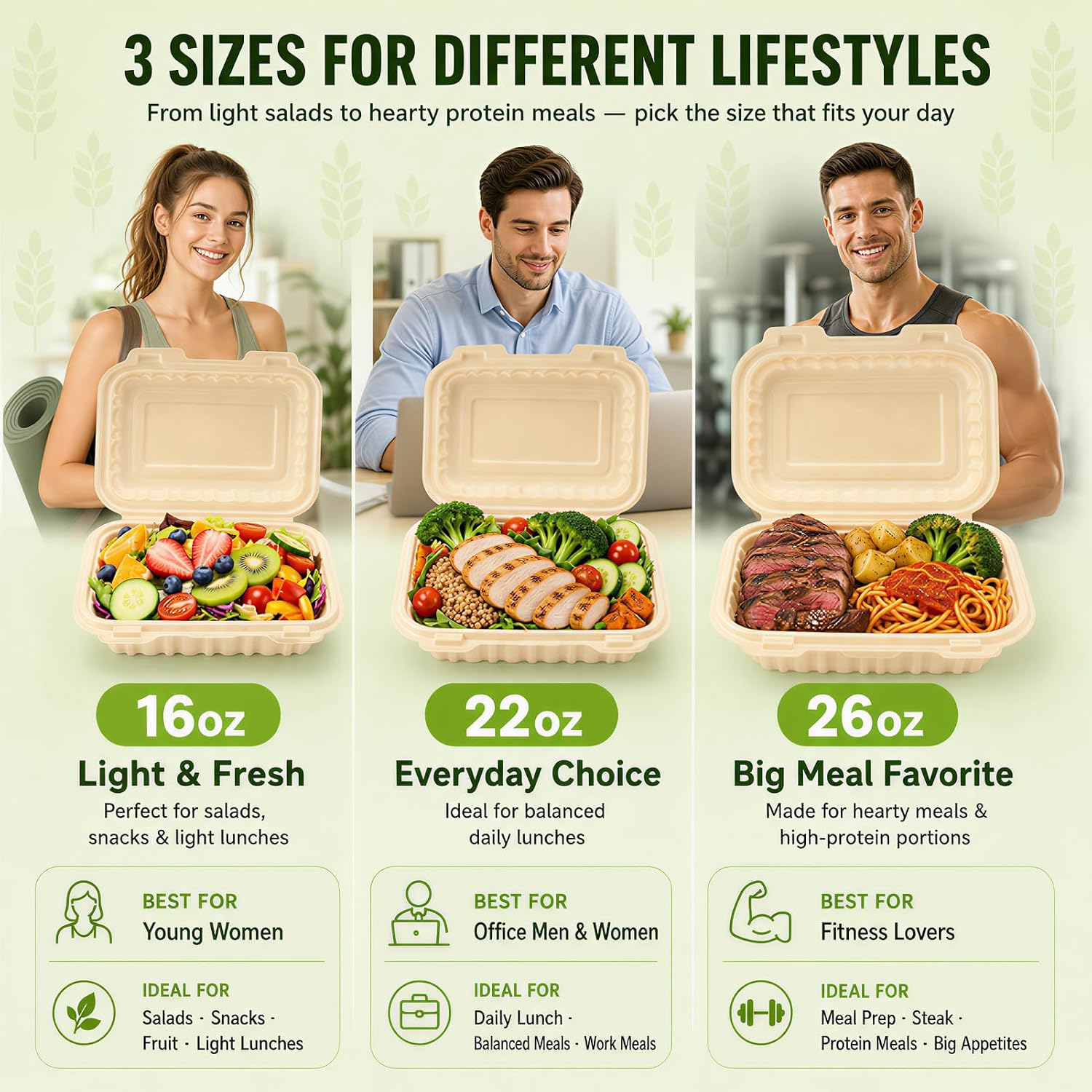50 Pack 16oz Clamshell Take Ou - Meal Prep Ideas review and price