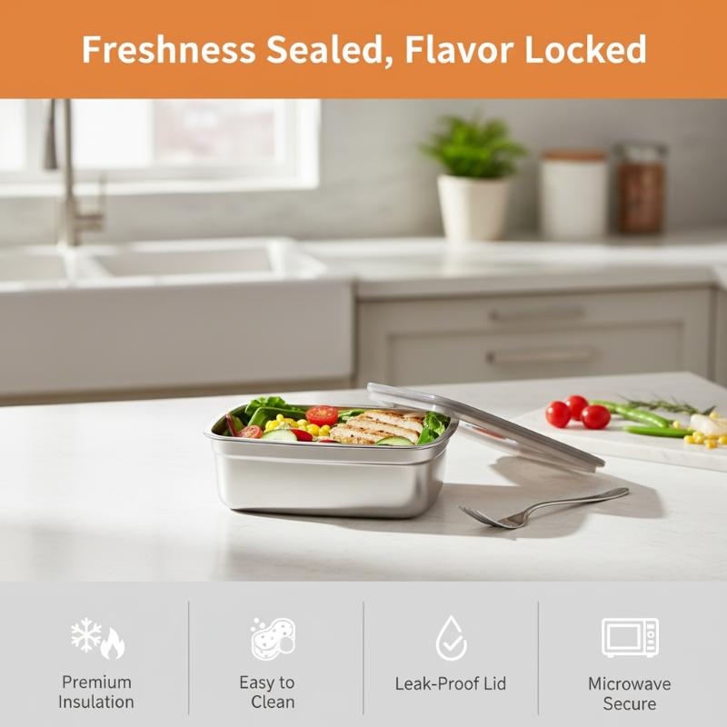 Stainless Steel Camping Lunch  - Stainless Bento Box review and price