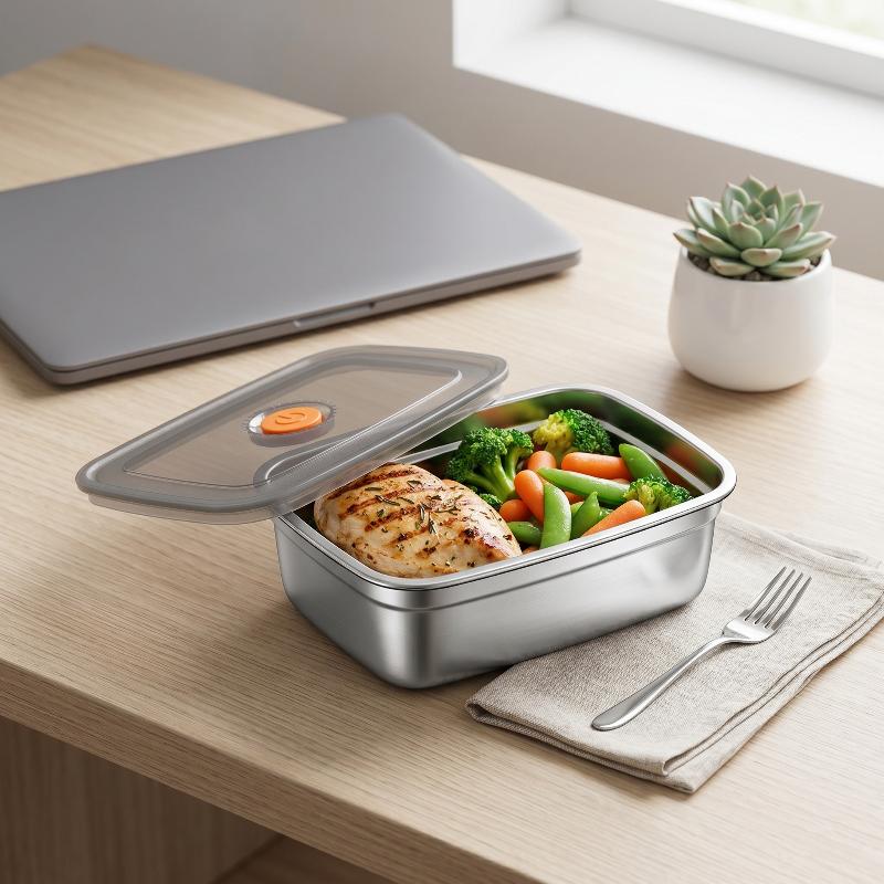 Stainless Steel Camping Lunch  - Stainless Bento Box review and price