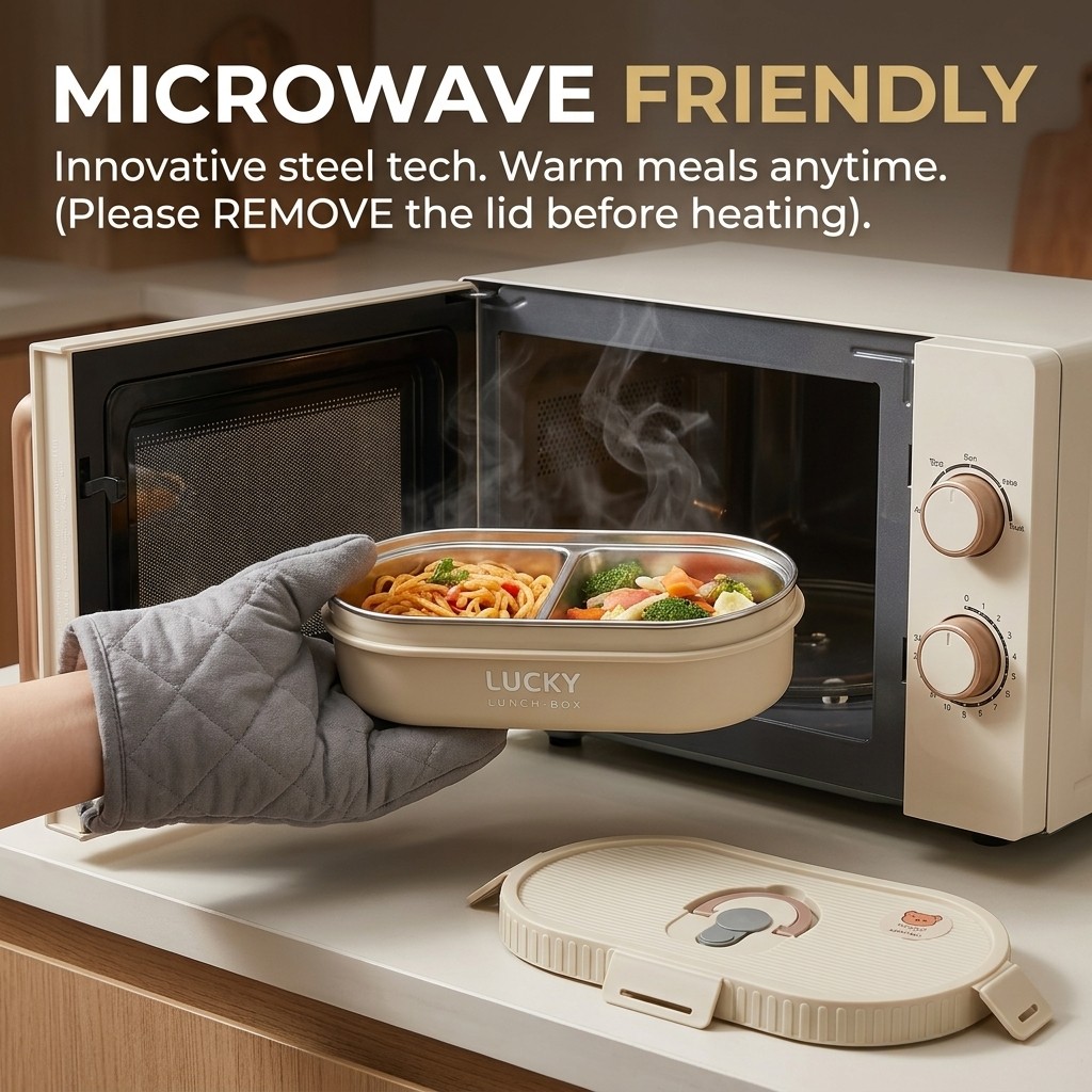 Microwavable 304 Stainless Ste - Meal Prep Ideas review and price