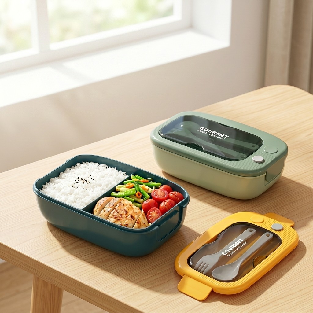 Microwavable Plastic Bento Box - Meal Prep Ideas review and price