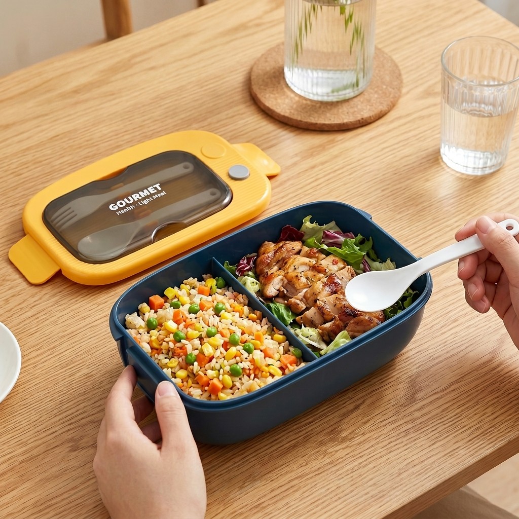 Microwavable Plastic Bento Box - Meal Prep Ideas review and price