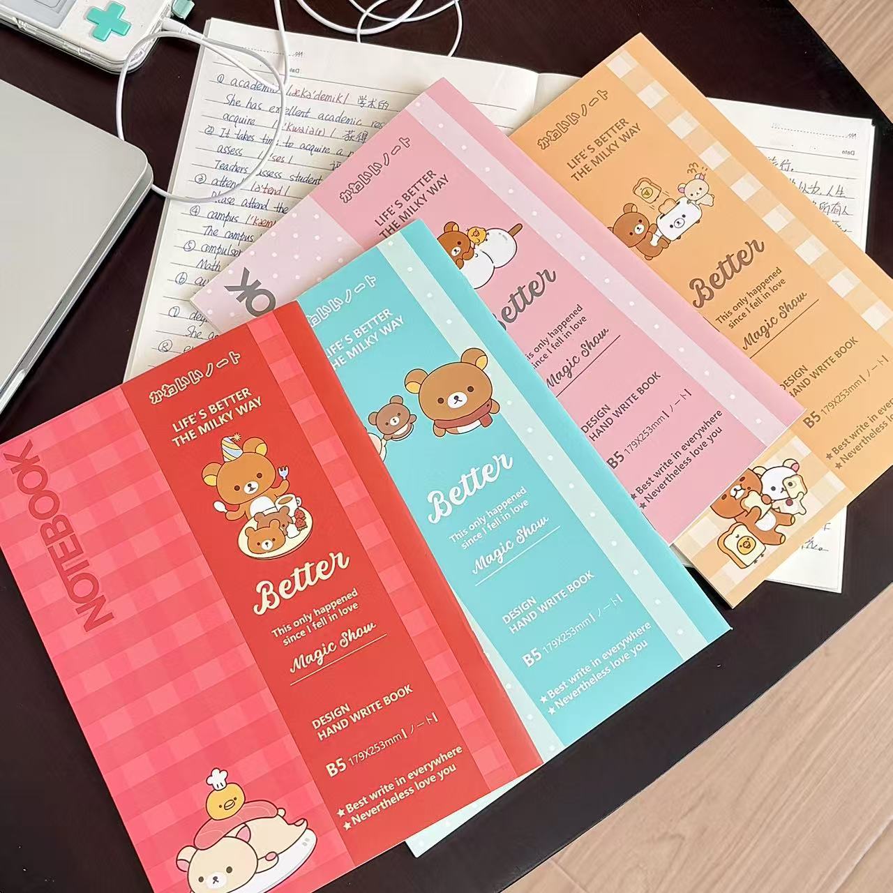 Kawaii Rilakkuma Bear Lined No - Meal Prep Notebook review and price