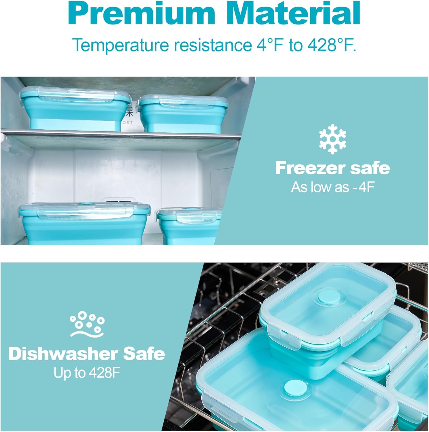 Collapsible Food Storage Conta - Meal Prep Oatmeal review and price