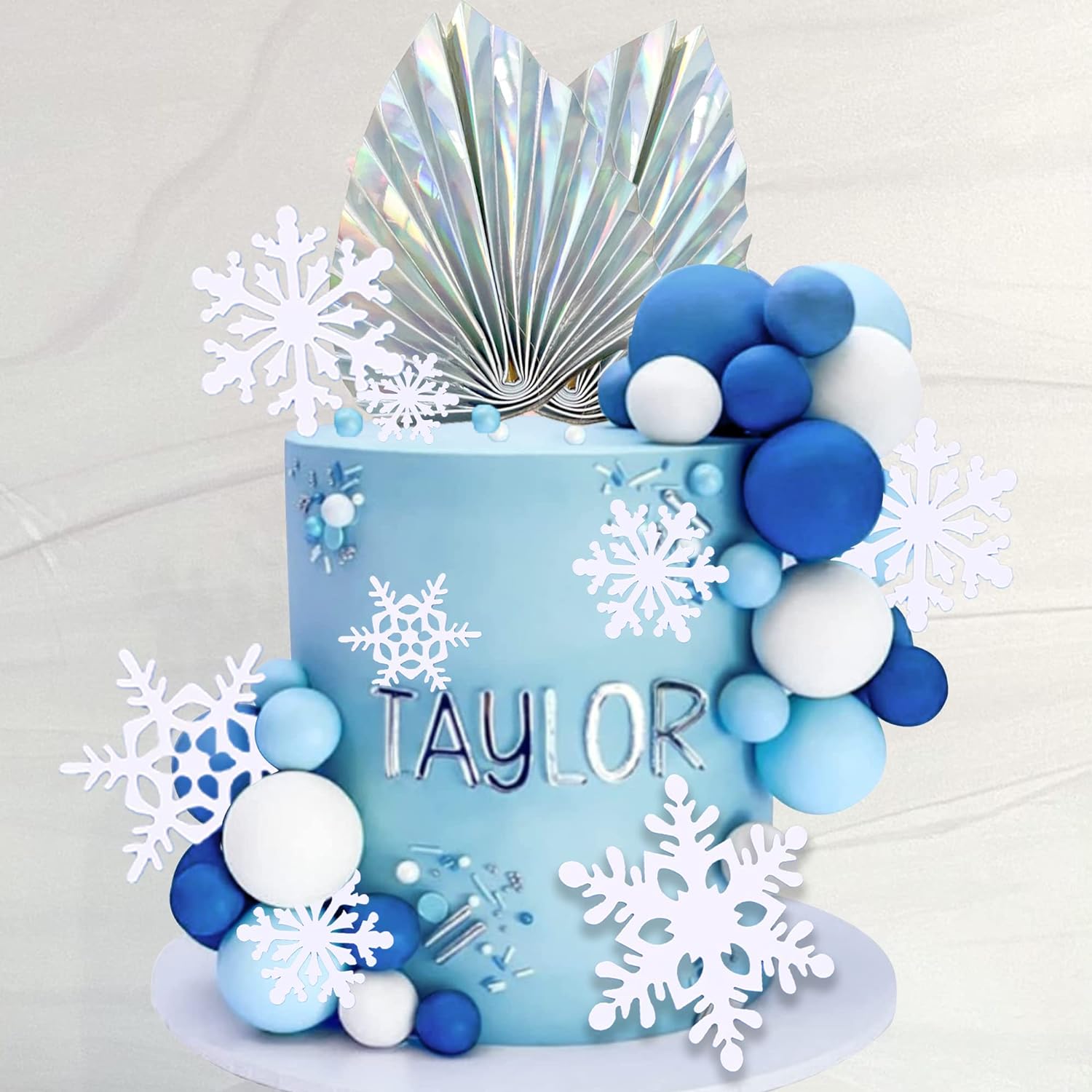 44 PCS Snowflake Cake Toppers  - Meal Prep Frozen review and price