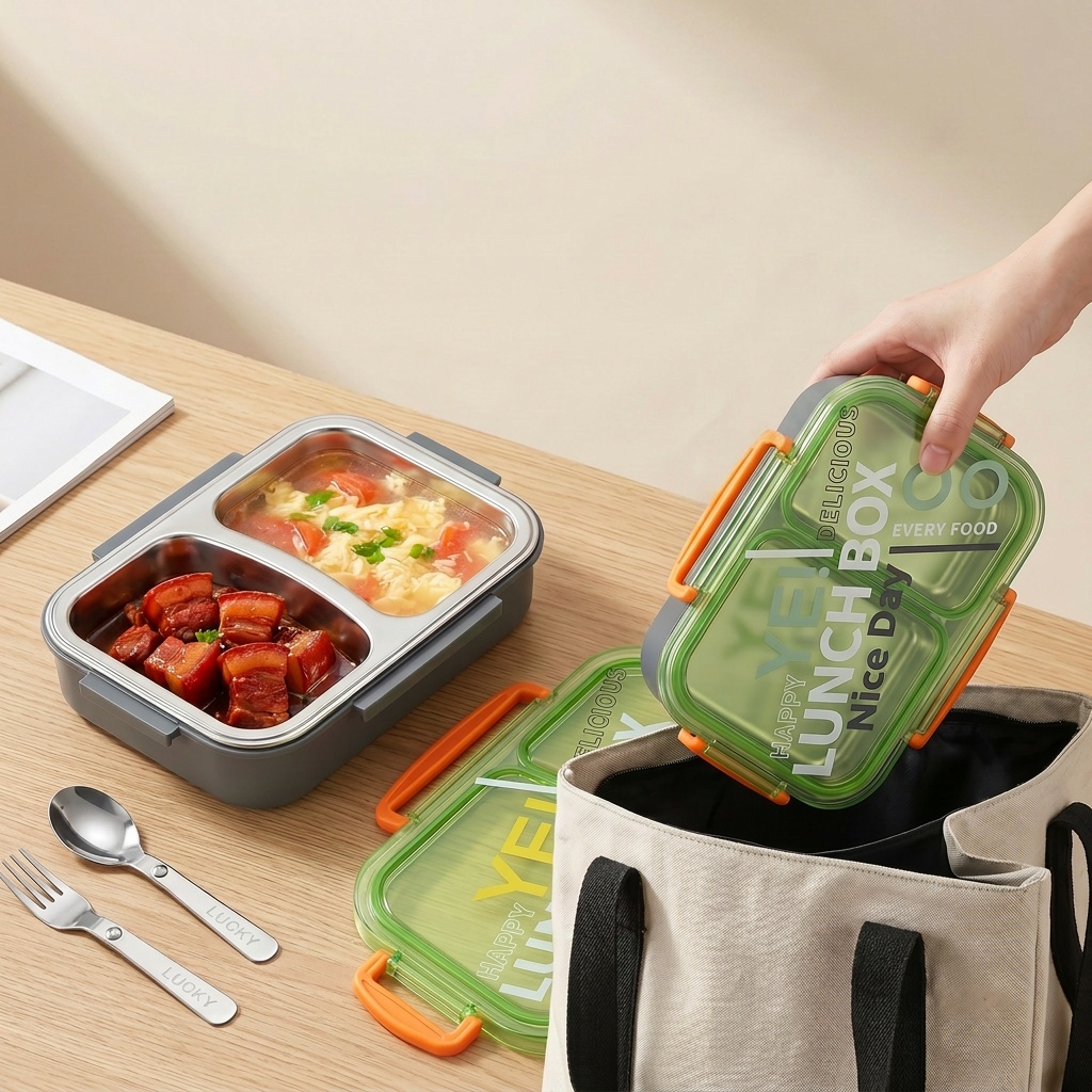 Microwavable 304 Stainless Ste - Meal Prep Ideas review and price