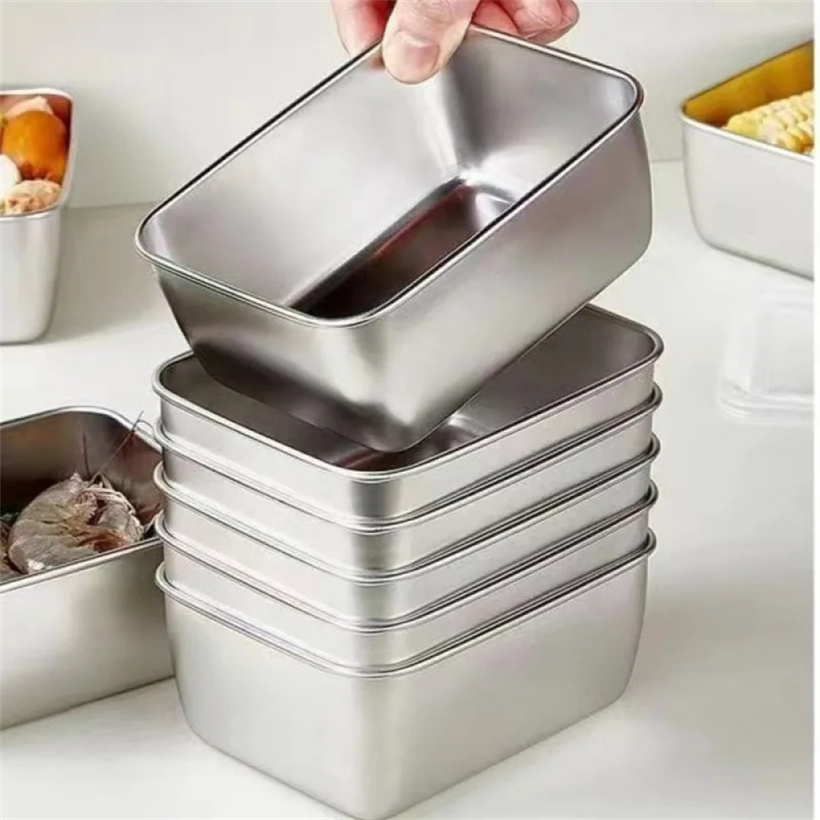 1/3/5pcs Stainless Steel Food  - Stainless Bento Box review and price