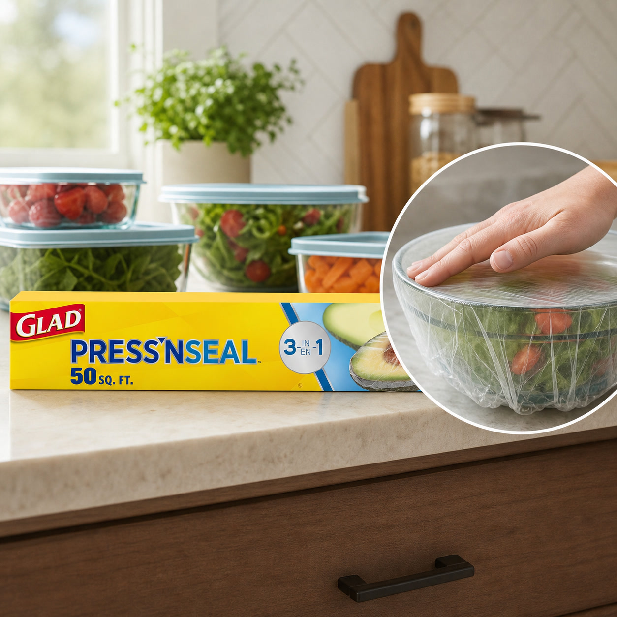 Transparent Press And Seal Pla - Meal Prep Wraps review and price