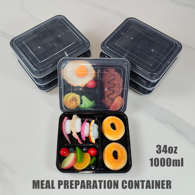 3-Compartment 34 Oz/1000 Ml, 1 - Meal Prep Ideas review and price